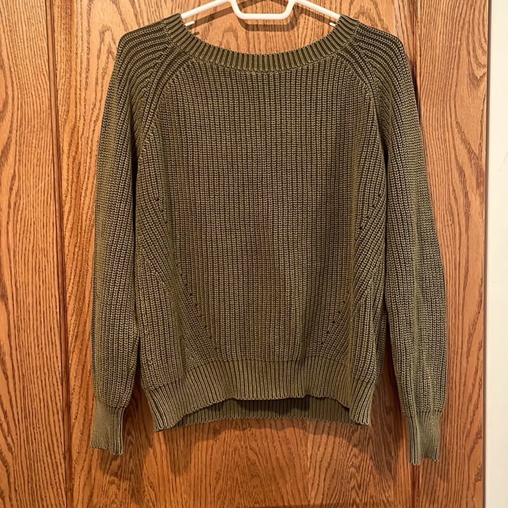 Green sweater